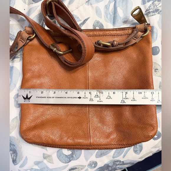 Fossil Brown Leather Crossbody Bag - Picture 3 of 6